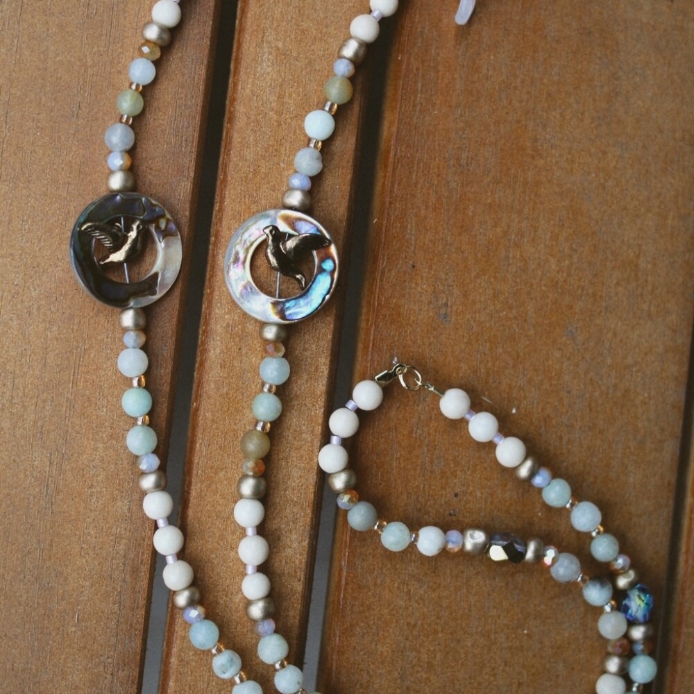 "Better Odds"  Amazonite Sunglasses Eyeglasses Chain